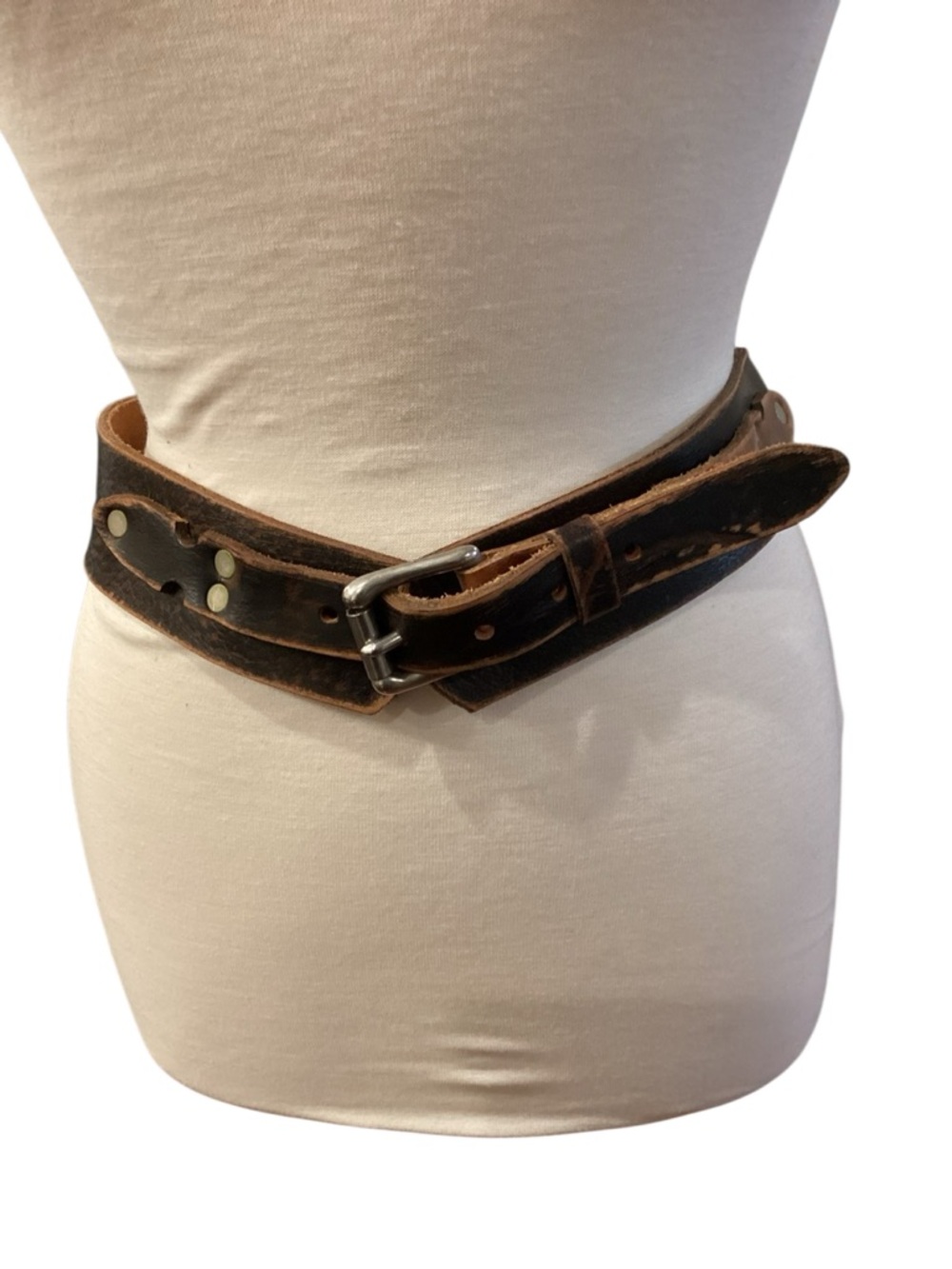 Brave Beltworks Brown Leather Belt Size 34
